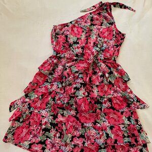 BTFBM Brand - One Shoulder Floral Print Dress - NWT